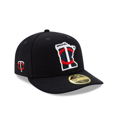 Minnesota Twins Gorra | New Era MLB Batting Practice Low Profile 59fifty Fitted Cap Mexico - Azules